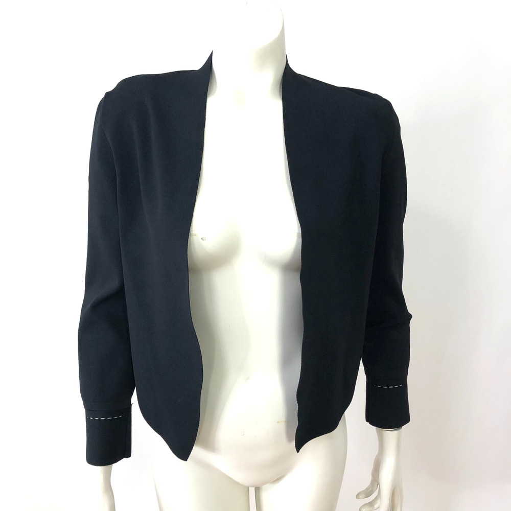 M.M. LaFleur Medium Sant Ambroeus? Jardigan Cardigan Blazer Jacket Black MINT